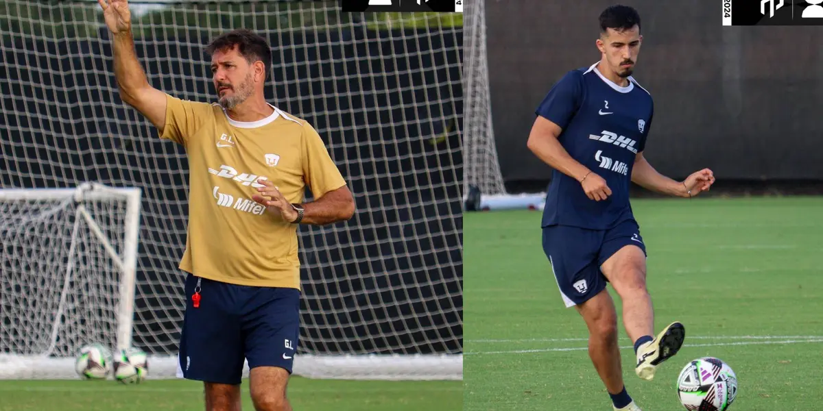 Gustavo Lema y Pablo Benevendo | Foto: Pumas MX