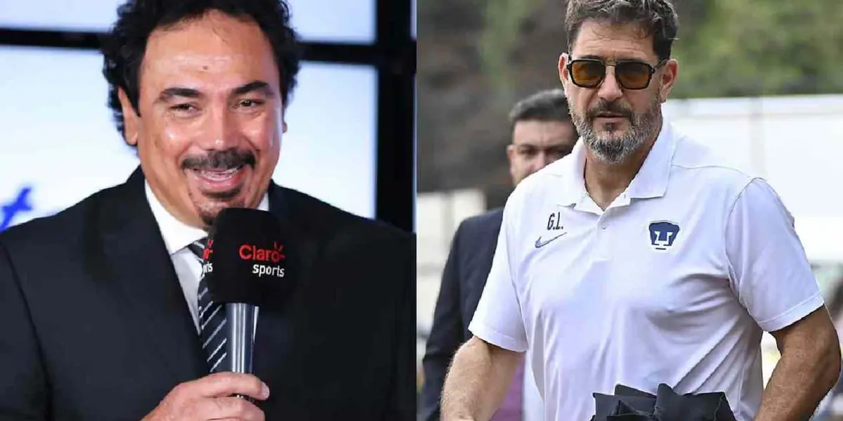 Hugo Sanchez y Gustavo Lema con Pumas