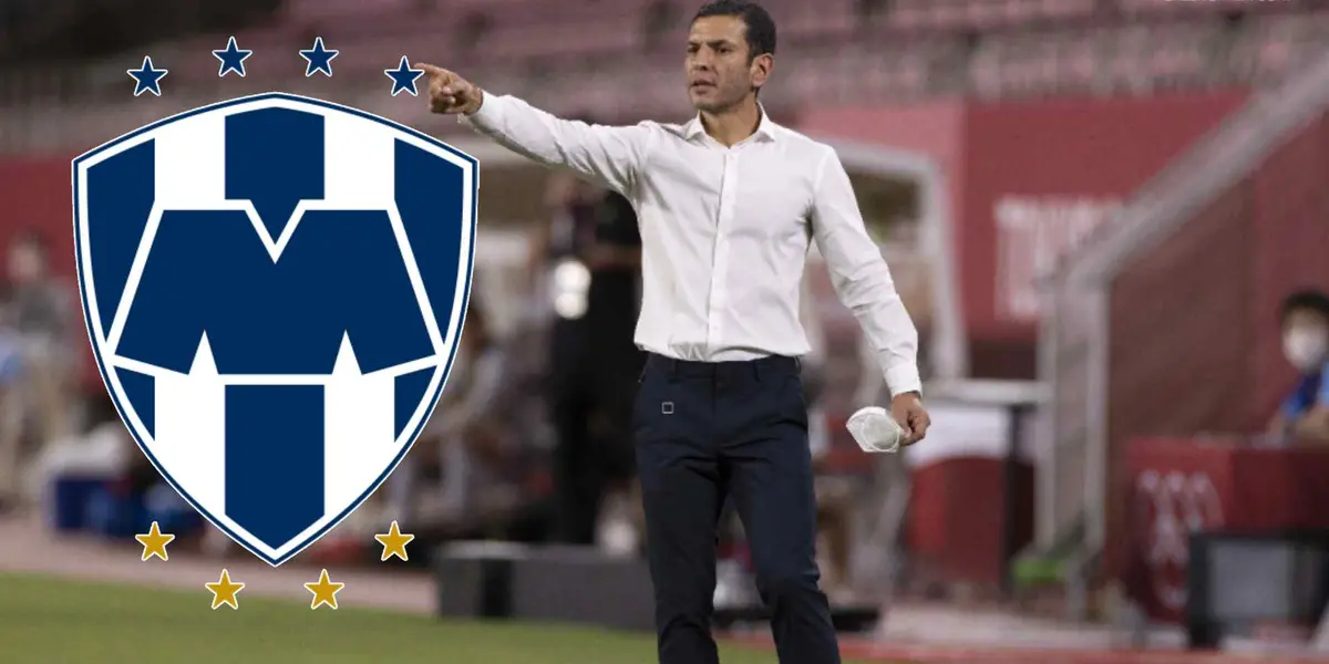 Jaime Lozano escudo de Rayados | Foto; MEXSPORT