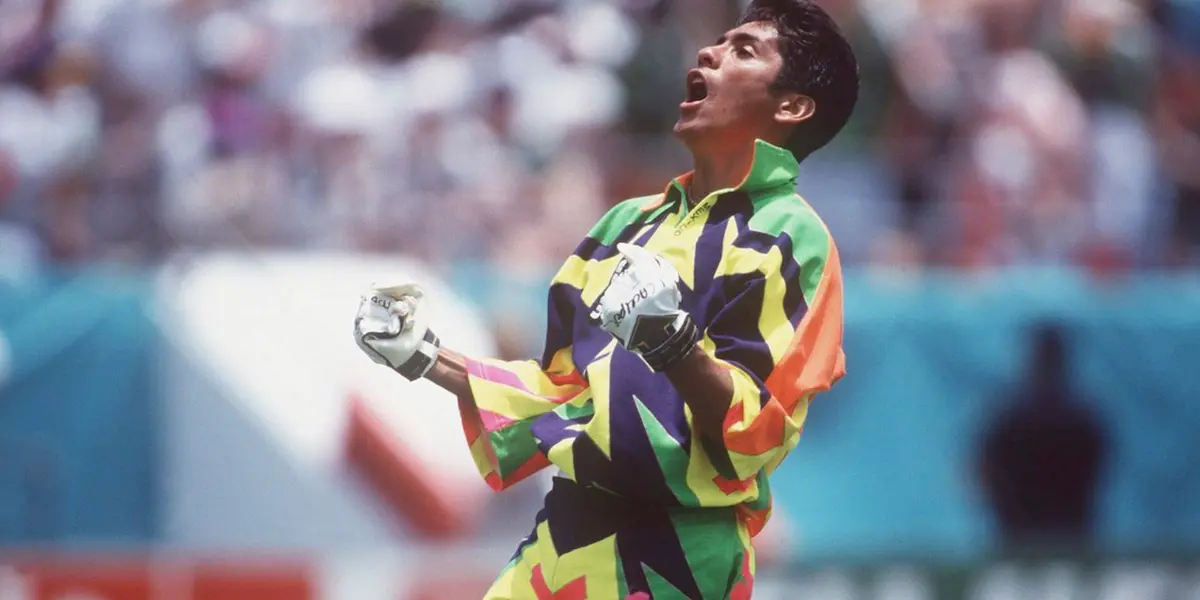 Jorge Campos con la Selección Mexicana