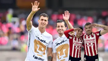 Juan Ignacio Dinenno, Alan Mozo, Fernando Beltrán | Foto: IMAGO 7 y Chivas X