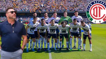 jugadores de Pumas y el Turco/FOTO: x Pumas