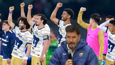 Jugadores de Pumas y Lema/FOTO: Yahoo