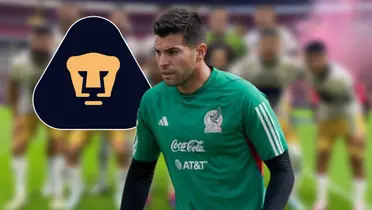 Julio González con el Tri / Foto: PumasMX