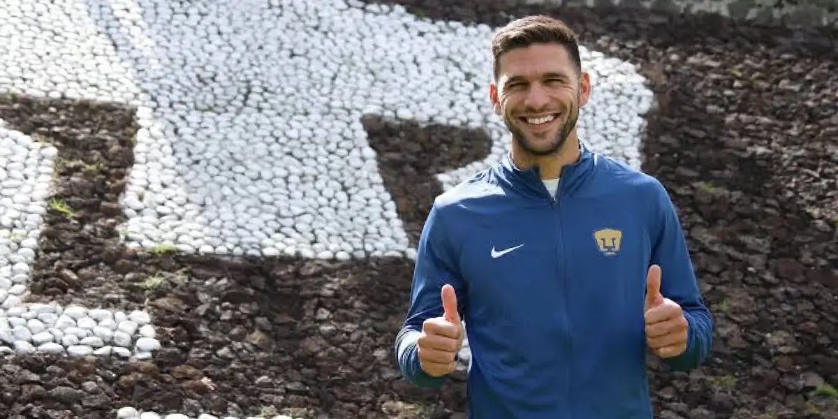 Lisandro Magallán con Pumas en cantera 