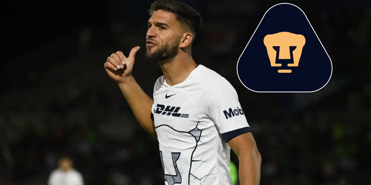 Lisandro Magallán con Pumas / Foto: Mexsport