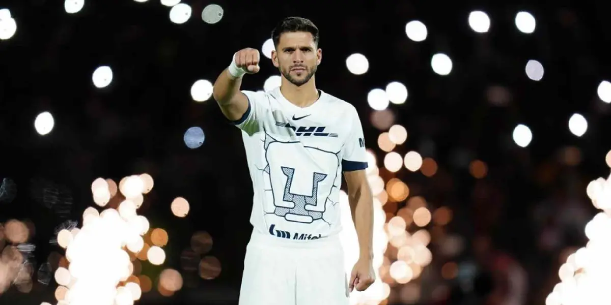 Lisandro Magallán jugando con Pumas