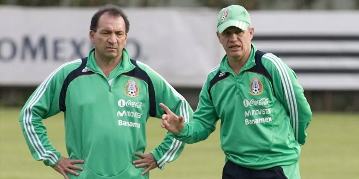 Mario Carrillo y Javier Aguirre con Selección Mexicana