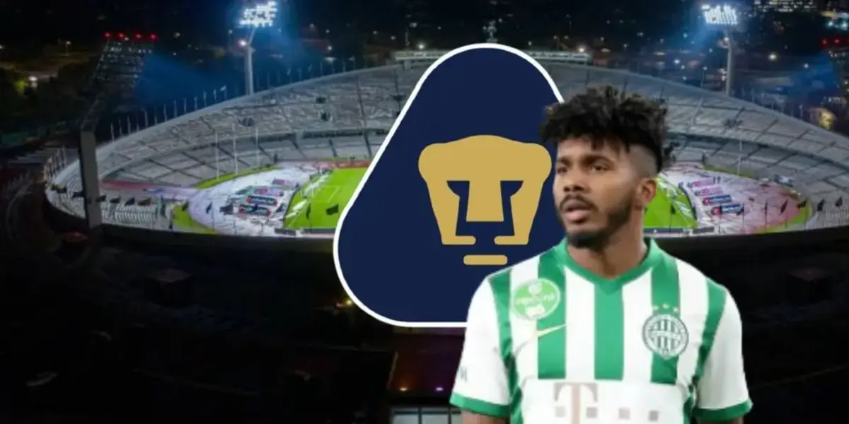 Marquinhos con playera de Fenervhos y escudo de Pumas