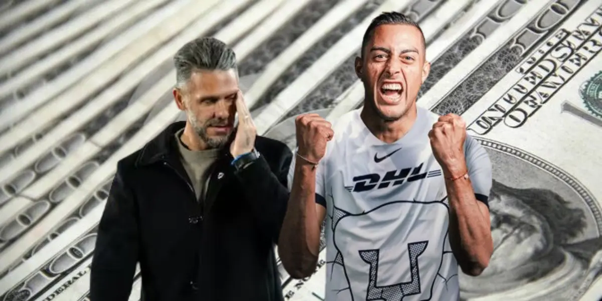 Martin Demichelis y Rogelio Funes Mori / Foto:Getty Images / Gonzalo M. Colini / PumasMX