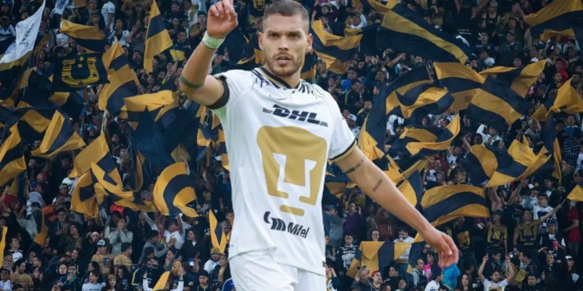 Nicolás Freire tiene contrato en Pumas hasta junio del 2025