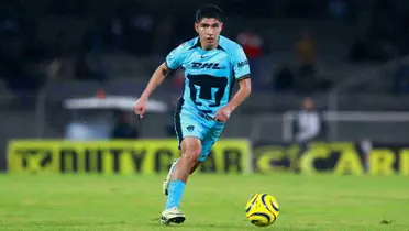 Piero Quispe con la camiseta de Pumas (Foto: Claro Sports)