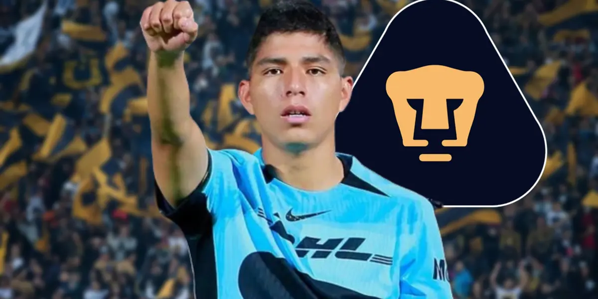 Piero Quispe con Pumas / Foto: PumasMX