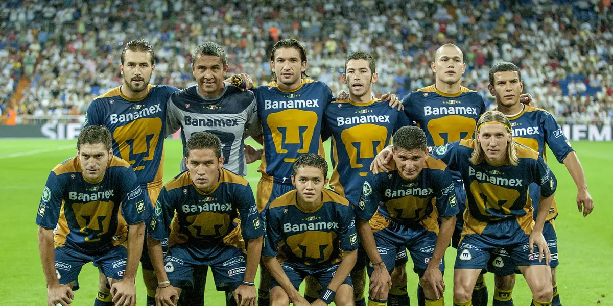 Pumas en 2004 contra Real Madrid