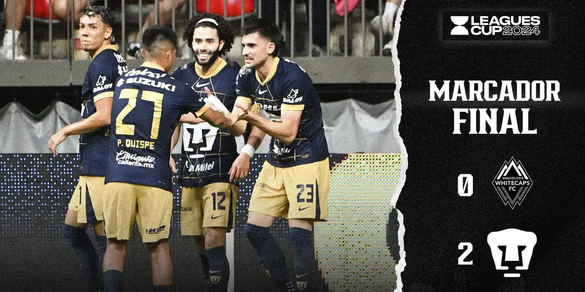 Pumas ganó a Whitecaps | Foto: Pumas X