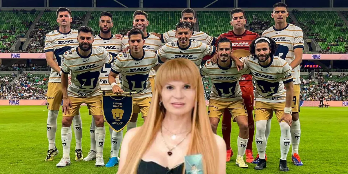 Pumas Leagues Cup y  Mhoni Vidente Vidente | Foto: X Pumas y TV Notas