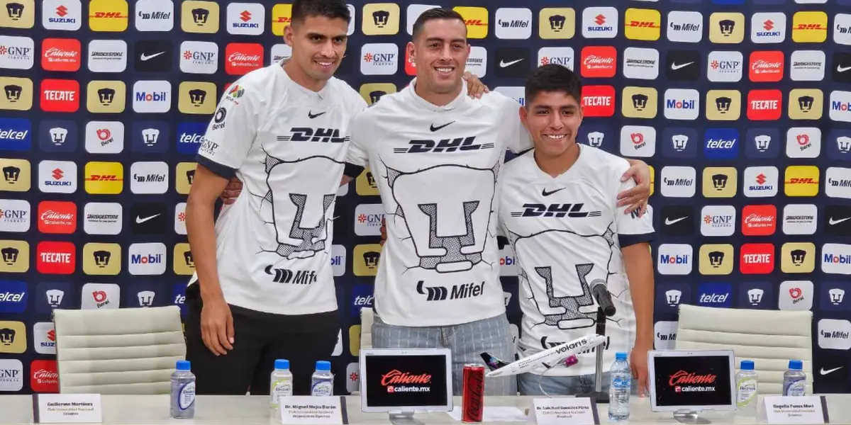 Rogelio Funes Mori, Piero Quispe y Guillermo Martínez | Foto: Mexsport