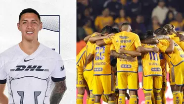 Tigres Leo Suarez con Pumas | Foto: Pumas y Fútbol Total