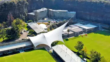 Vista aérea de Cantera, instalaciones de Pumas / @PumasMX